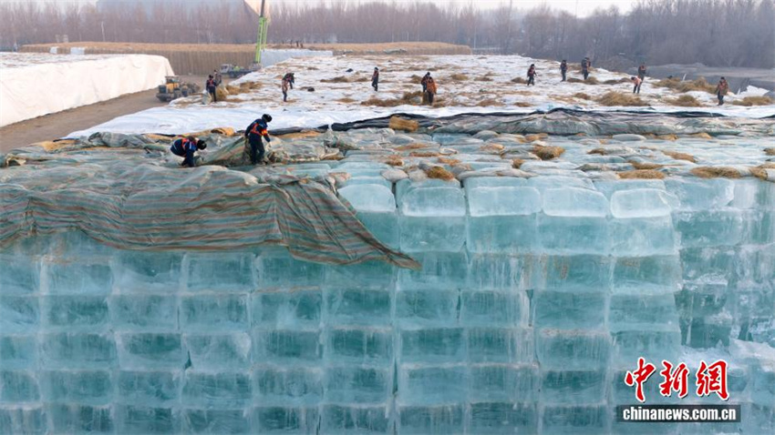 27º Harbin Ice and Snow World arranca com a utilização de 200 mil metros cúbicos de gelo armazenado