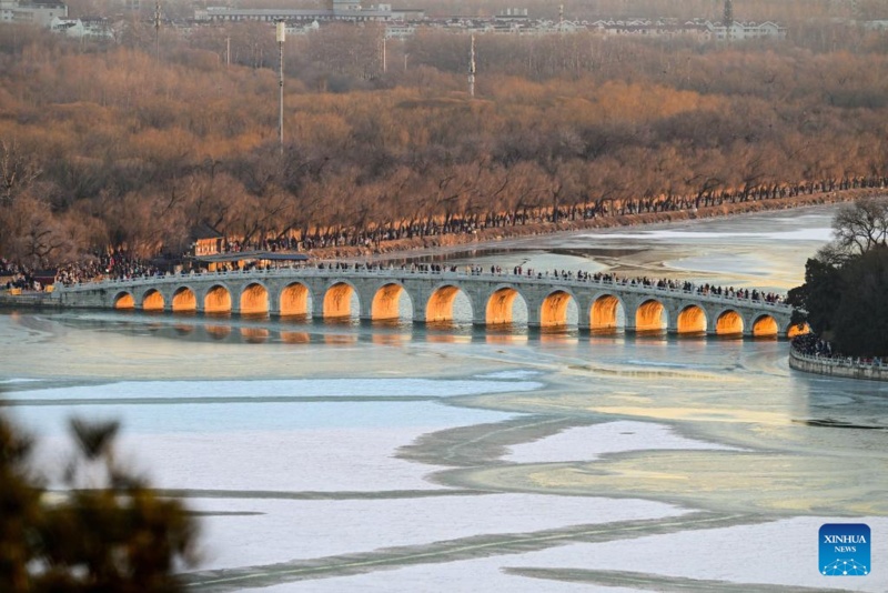 Galeria: paisagem de inverno do Palácio de Verão