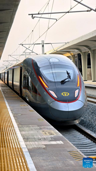 Ferrovia de alta velocidade Xi’an–Yan’an entrará em operação