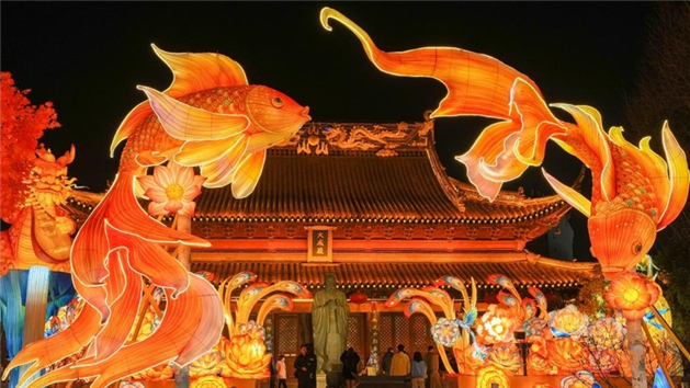 Clima de Ano Novo toma conta de Nanjing, no leste da China