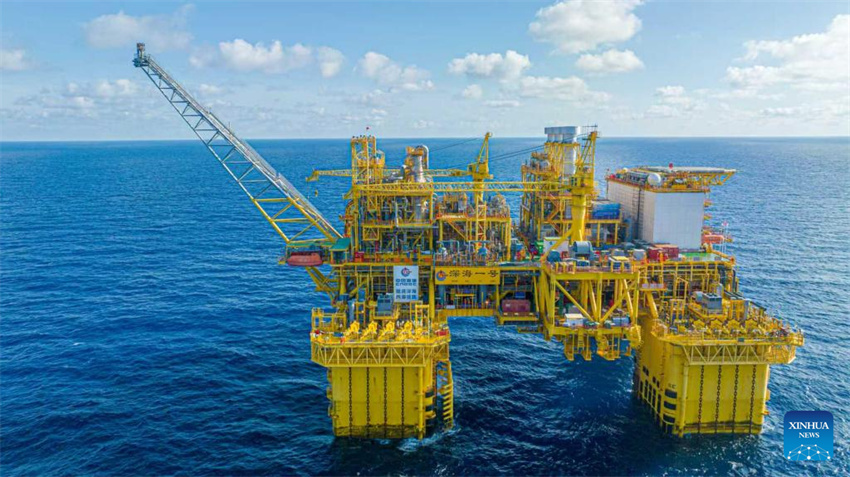 Maior campo de gás offshore da China produz 4,5 milhões de toneladas equivalentes de petróleo em 2025