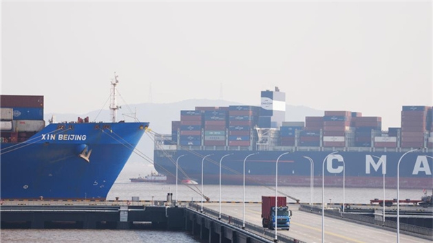 Porto de Ningbo-Zhoushan torna-se primeiro porto do mundo com movimentação anual de carga superior a 1,4 bilhão de toneladas