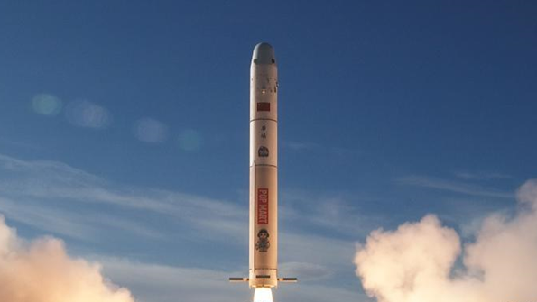 Nave espacial chinesa comercial reutilizável completa voo de teste