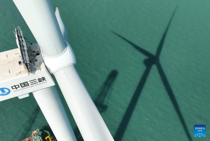 Turbina eólica offshore de 20 megawatts instalada no sudeste da China