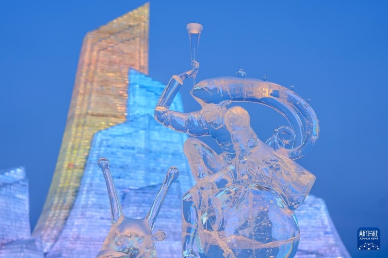 Galeria: espetáculo de luzes e encantos no Mundo de Gelo e Neve de Harbin