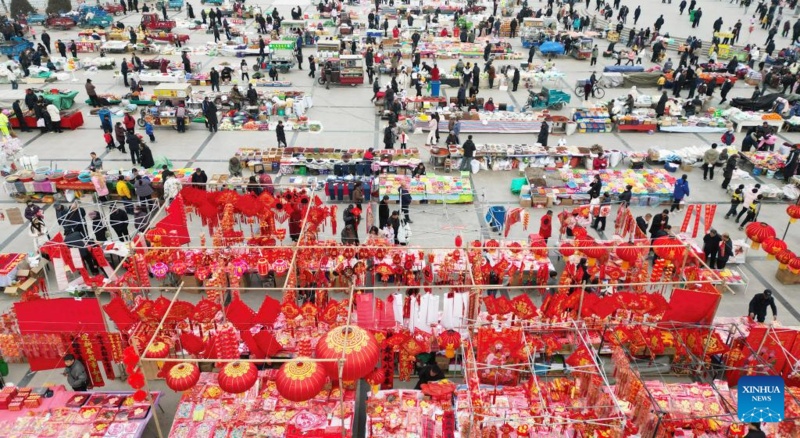 Preparativos para Festival da Primavera avançam em toda a China
