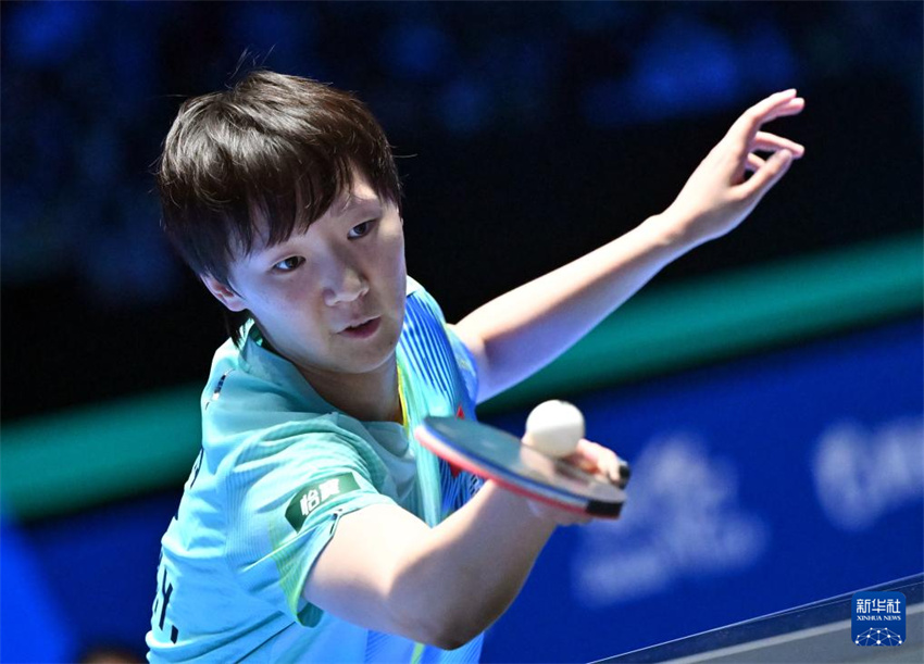 Sun Yingsha conquista seu primeiro título individual na Copa Asiática de Tênis de Mesa