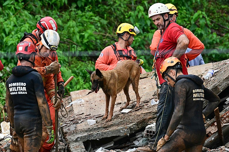 Número de mortos devido a chuvas torrenciais no sudeste do Brasil chega a 30