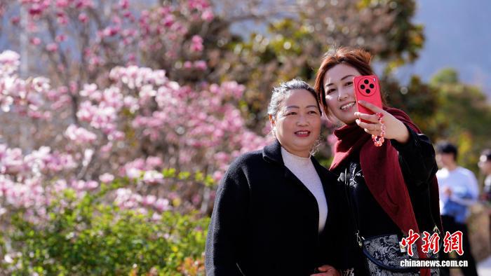 Galeria: parques de Longnan atravessam período de floração plena da primavera