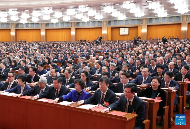 Mais alto órgão consultivo político da China realiza reunião de encerramento da sessão anual