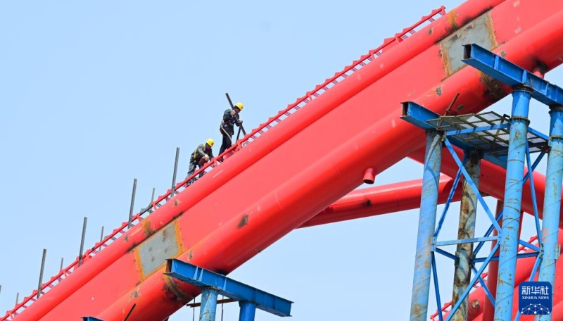 Galeria: construção intensa na ferrovia de alta velocidade Hefei-Wuhan