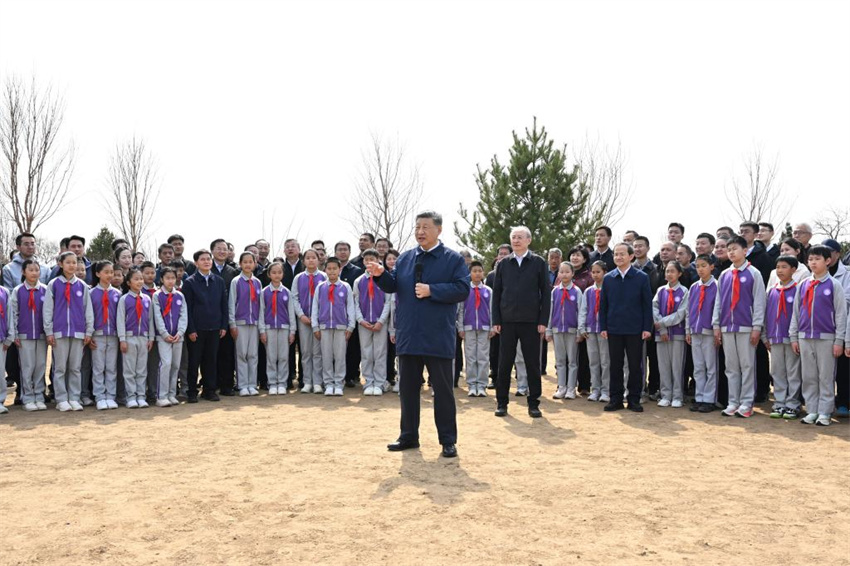 Xi Jinping incentiva mobilização de toda a sociedade em esforços de plantio de árvores