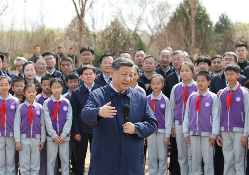 Xi Jinping incentiva mobilização de toda a sociedade em esforços de plantio de árvores