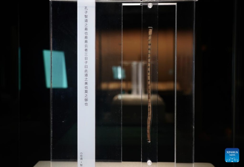 Mais de 100 tiras de bambu recém-restauradas são exibidas publicamente pela primeira vez em exposição em Nanchang