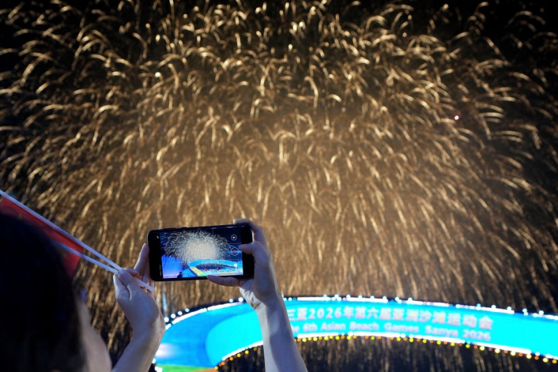 6º Jogos Asiáticos de Praia são inaugurados em Sanya