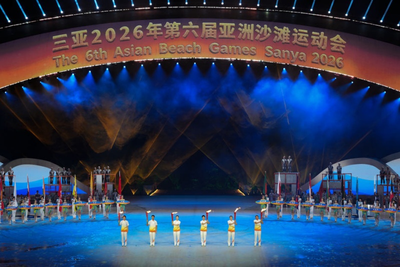 6º Jogos Asiáticos de Praia são inaugurados em Sanya