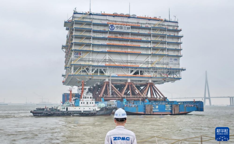 Jiangsu: estação conversora offshore de ultra grande escala oficialmente enviada de Nantong