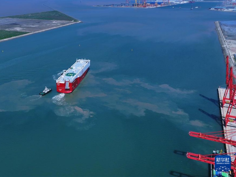 7.273 veículos elétricos partem de Nantong rumo à Europa