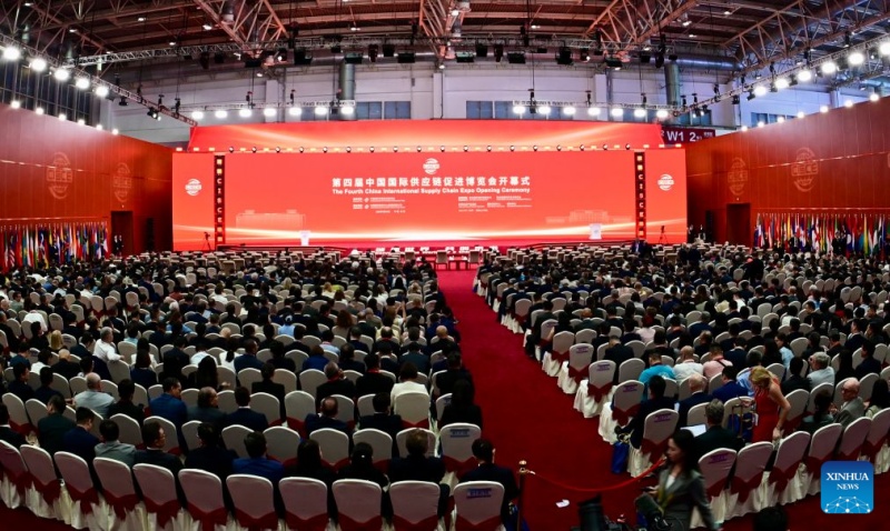 4ª Exposição Internacional da Cadeia de Suprimentos da China é inaugurada
