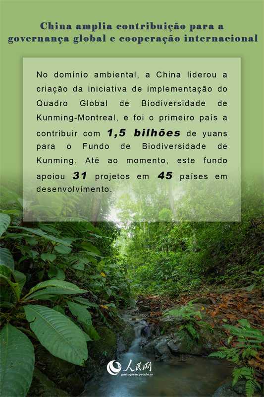 Infográfico: China amplia contribuição para a governança global e cooperação internacional