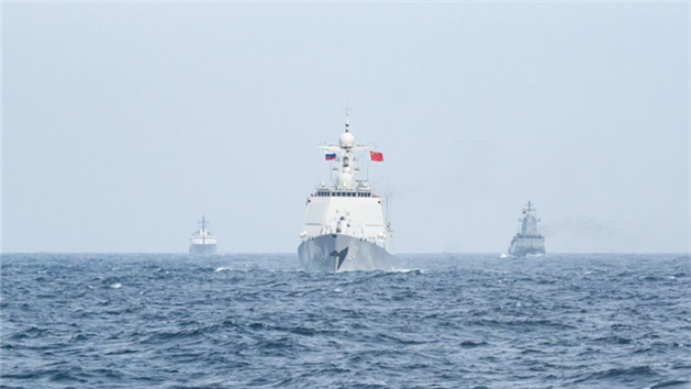 China e Rússia concluem exercício naval conjunto