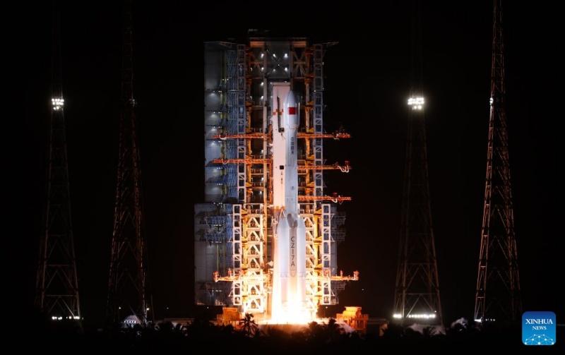 Centro de Lançamento de Espaçonaves de Wenchang, sul da China, registra sua 50ª missão de lançamento