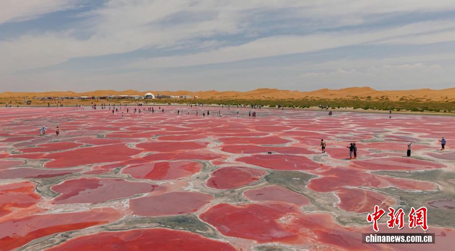 Galeria: vista aérea do Deserto de Tengger, no nordeste da China