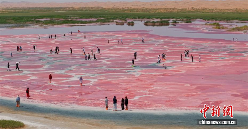 Galeria: vista aérea do Deserto de Tengger, no nordeste da China