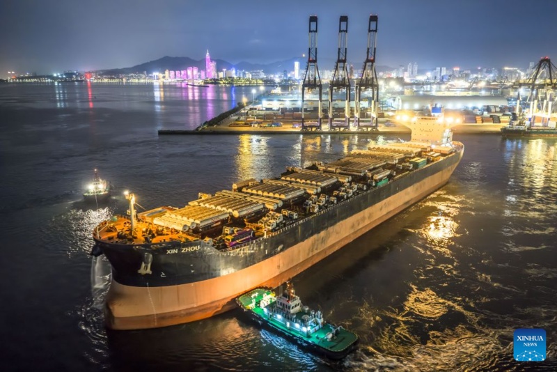 Porto de Yantai regista forte aumento do transporte de carga geral com destino a África