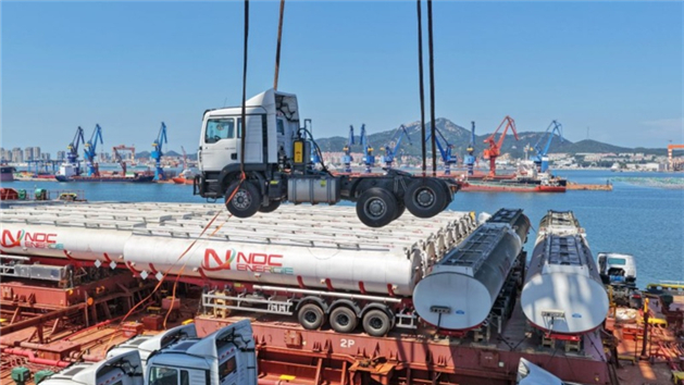 Porto de Yantai regista forte aumento do transporte de carga geral com destino a África