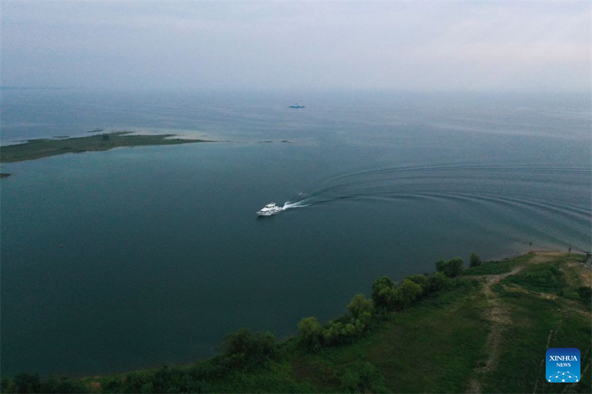 Galeria: vista aérea do reservatório de Danjiangkou em Nanyang, província de Henan