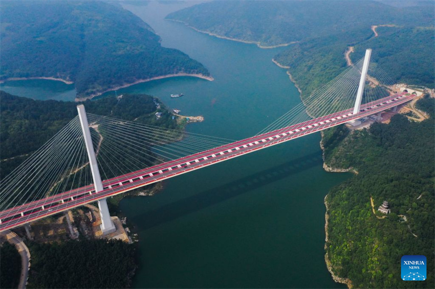 Galeria: vista aérea do reservatório de Danjiangkou em Nanyang, província de Henan