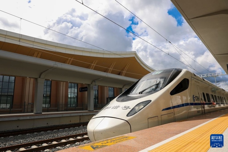 Nova linha de alta velocidade Harbin-Yichun ganha forma no nordeste da China