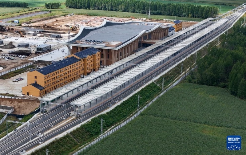 Nova linha de alta velocidade Harbin-Yichun ganha forma no nordeste da China