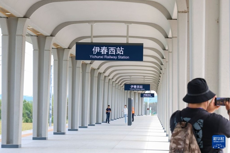 Nova linha de alta velocidade Harbin-Yichun ganha forma no nordeste da China