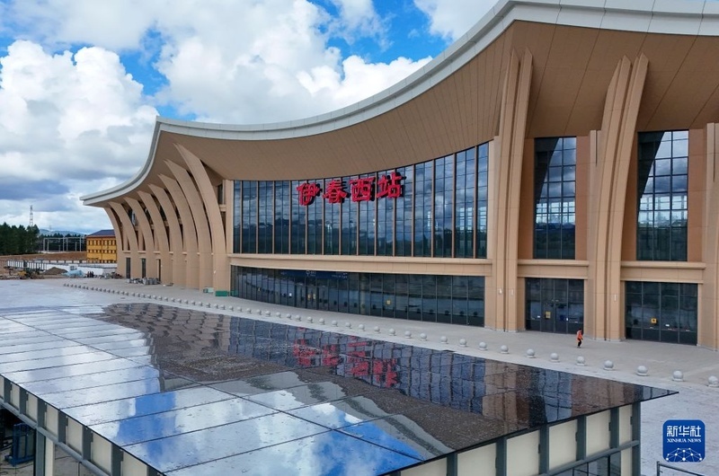 Nova linha de alta velocidade Harbin-Yichun ganha forma no nordeste da China