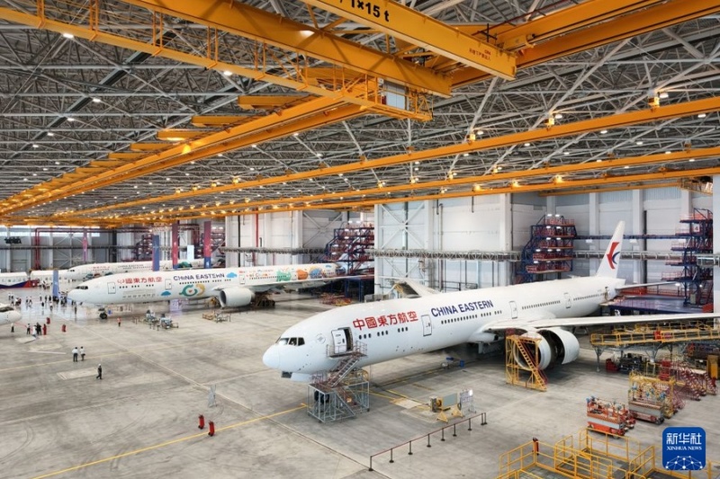 Ásia ganha maior hangar de manutenção de aviões de fuselagem larga em Shanghai