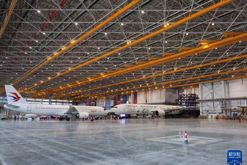 Ásia ganha maior hangar de manutenção de aviões de fuselagem larga em Shanghai