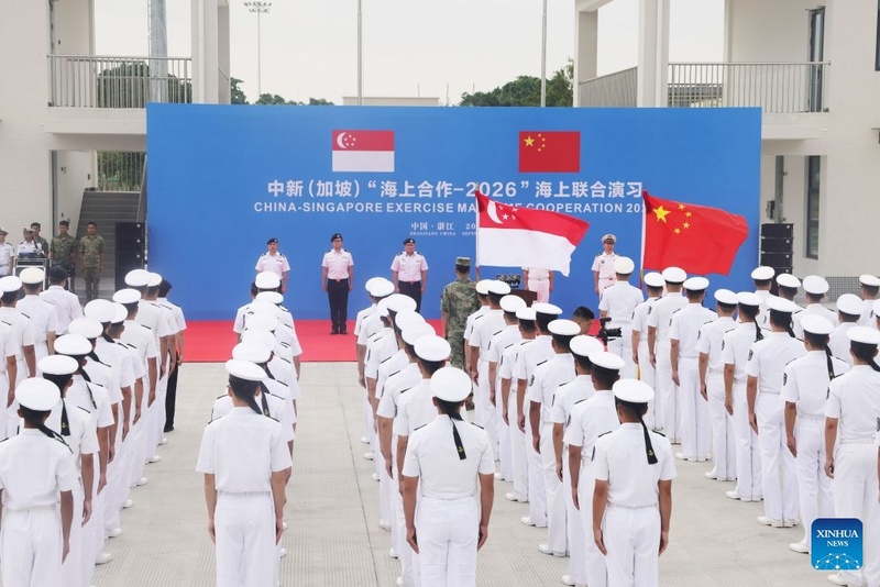 China e Singapura lançam exercício marítimo conjunto