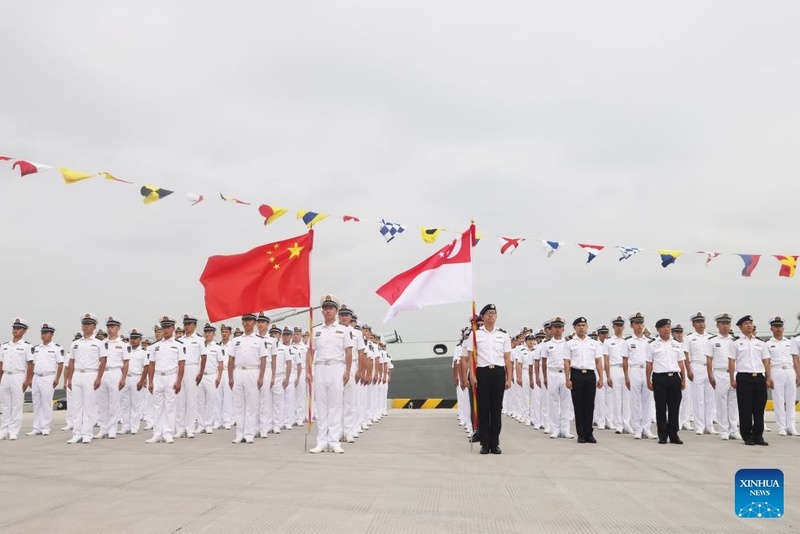 China e Singapura lançam exercício marítimo conjunto