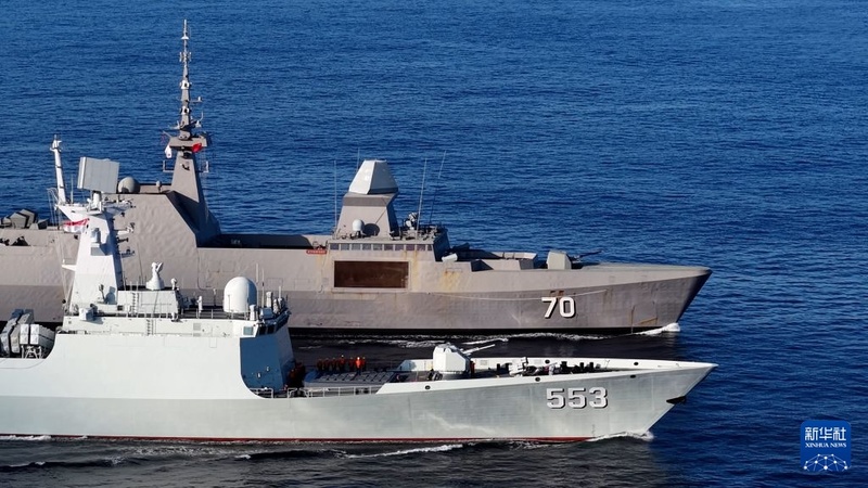 China e Singapura concluem exercício marítimo conjunto
