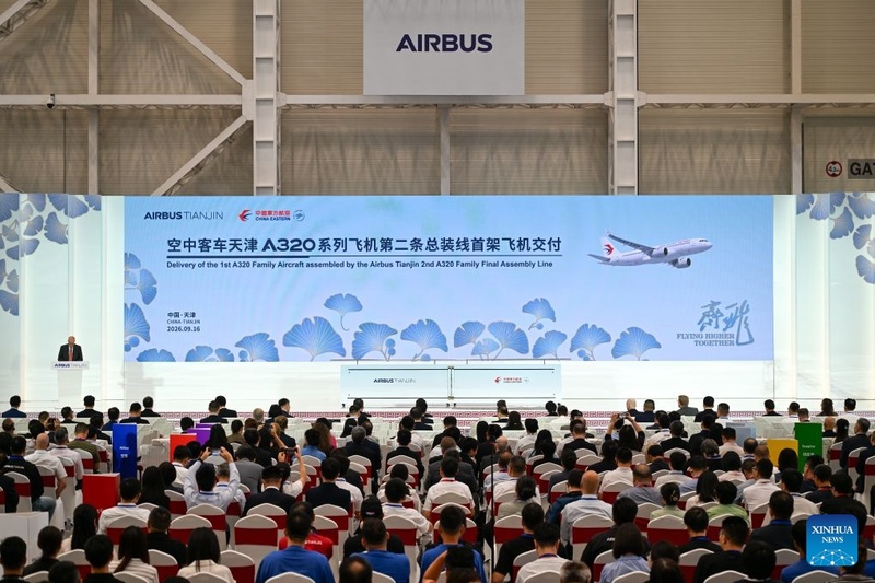Airbus entrega a primeira aeronave de sua nova linha de montagem na China