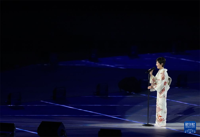 Cerimônia de abertura da 20ª edição dos Jogos Asiáticos realizada em Nagoya, Japão
