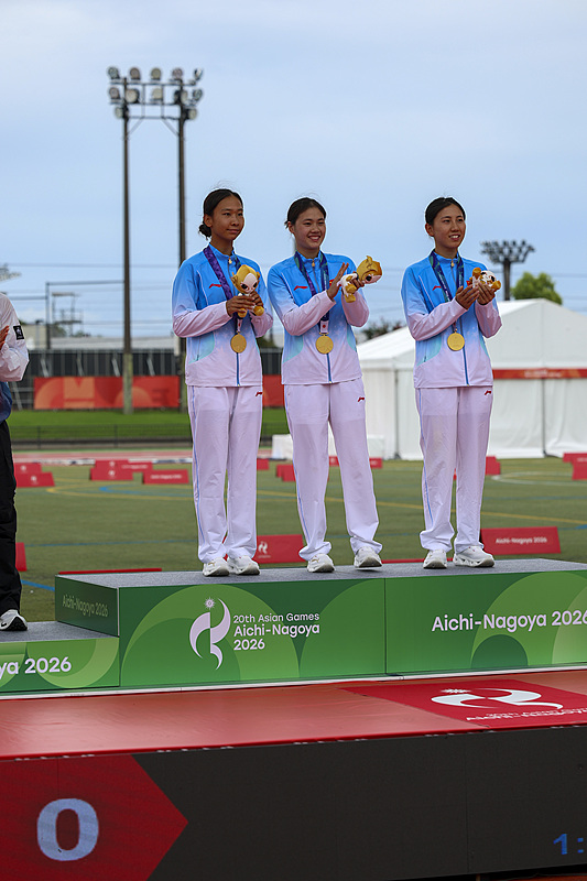 Jogos Asiáticos: China conquista ouro na prova por equipes do pentatlo moderno feminino, primeira medalha de ouro da delegação