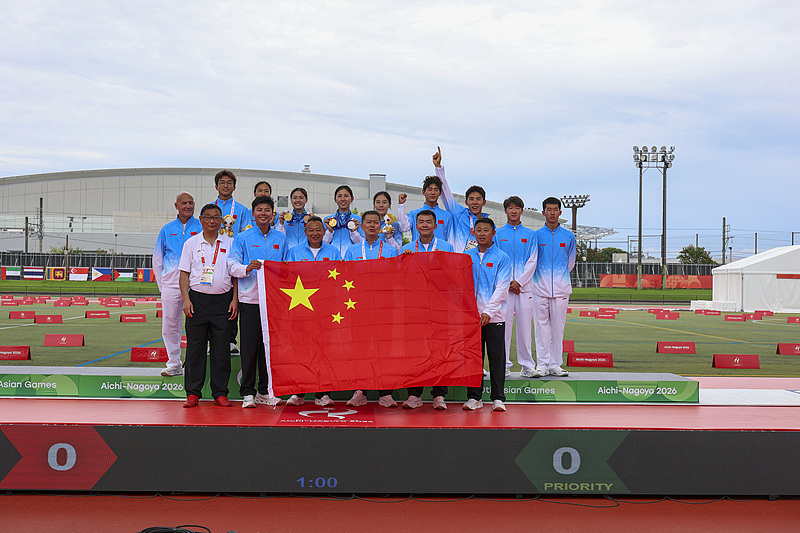 Jogos Asiáticos: China conquista ouro na prova por equipes do pentatlo moderno feminino, primeira medalha de ouro da delegação