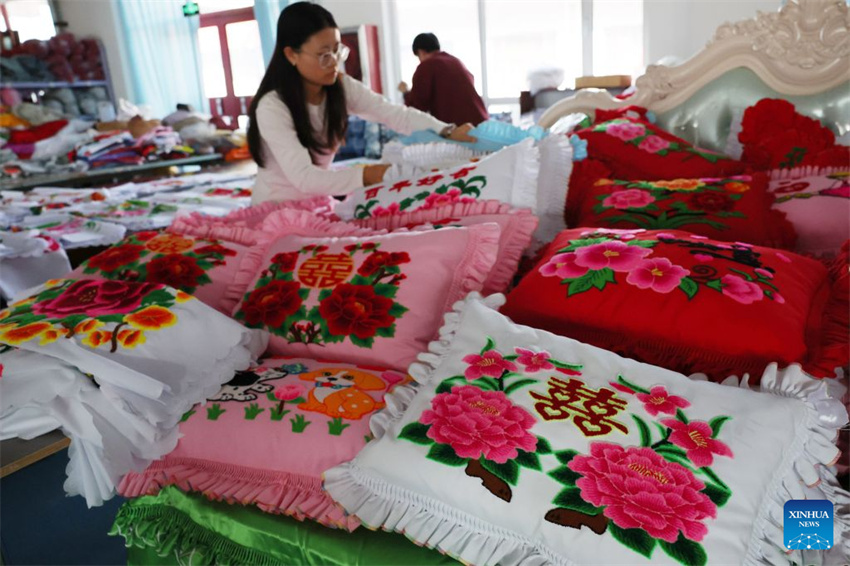 Artesanato do patrimônio cultural imaterial impulsiona emprego em Ningxia