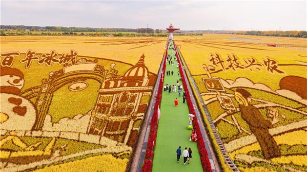Pessoas em toda a China celebram o Festival da Colheita dos Agricultores Chineses