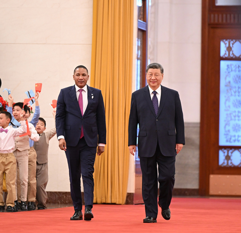 China e Botsuana estabelecem parceria cooperativa estratégica abrangente