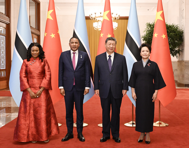 China e Botsuana estabelecem parceria cooperativa estratégica abrangente